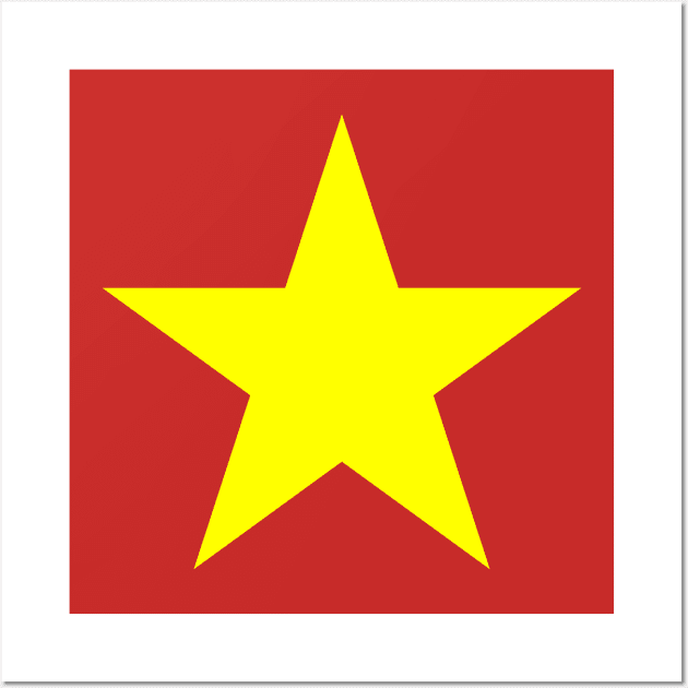 Vietnam Flag Wall Art by McNutt